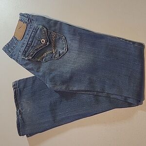 Amethyst Jeans Women's Straight Leg in Blue